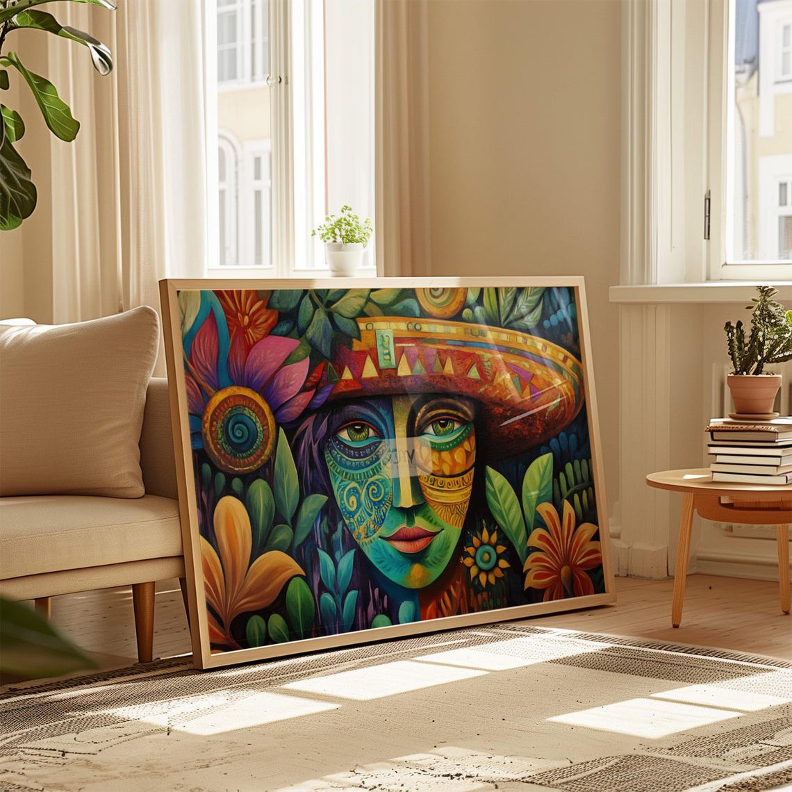 Mexican Wall Art Print, Gift for Her - Image 4