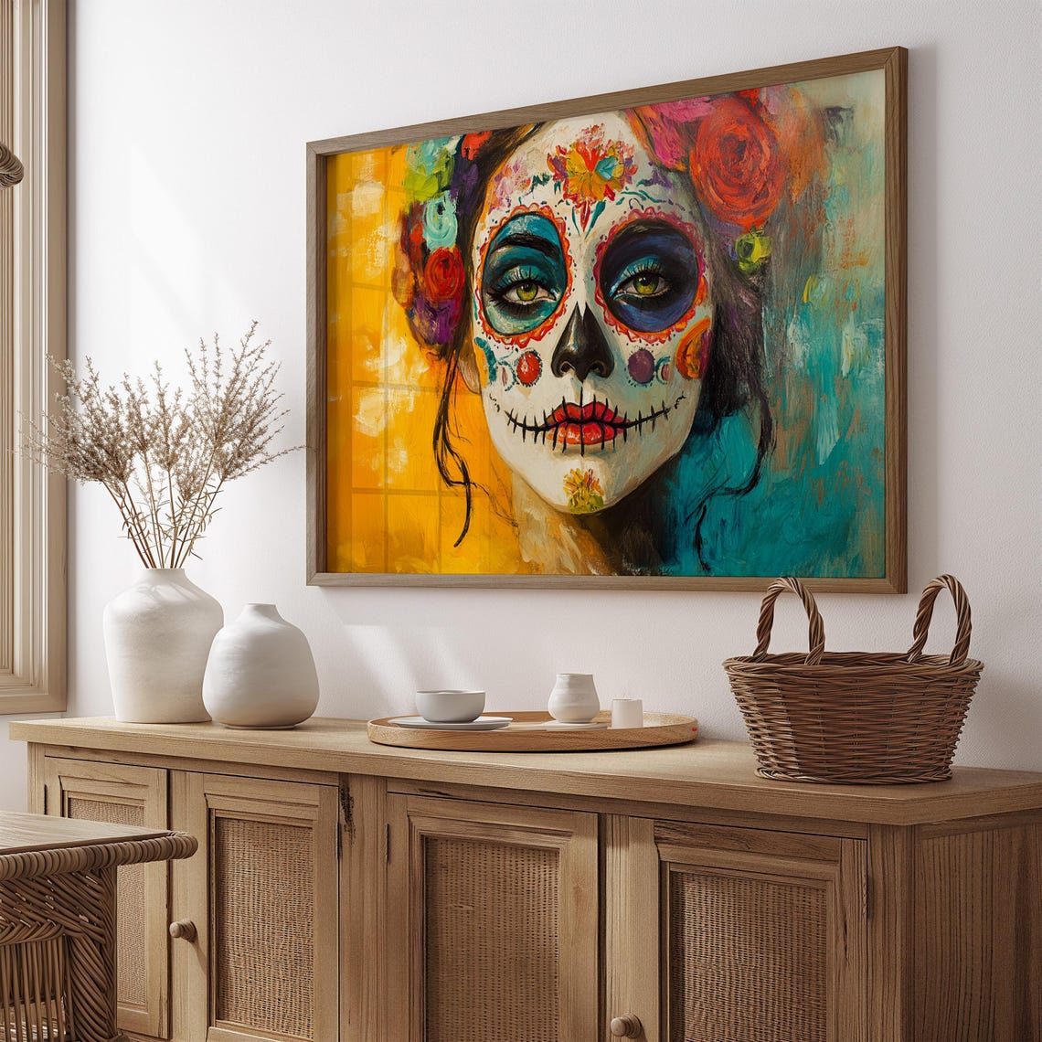 Mexican Wall Art Print, Gift For Her