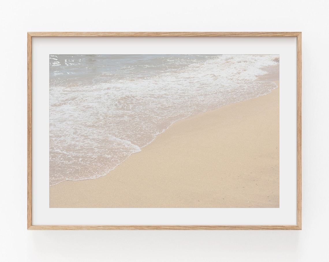 Beach Print, Coastal Seashore Wall Art Print