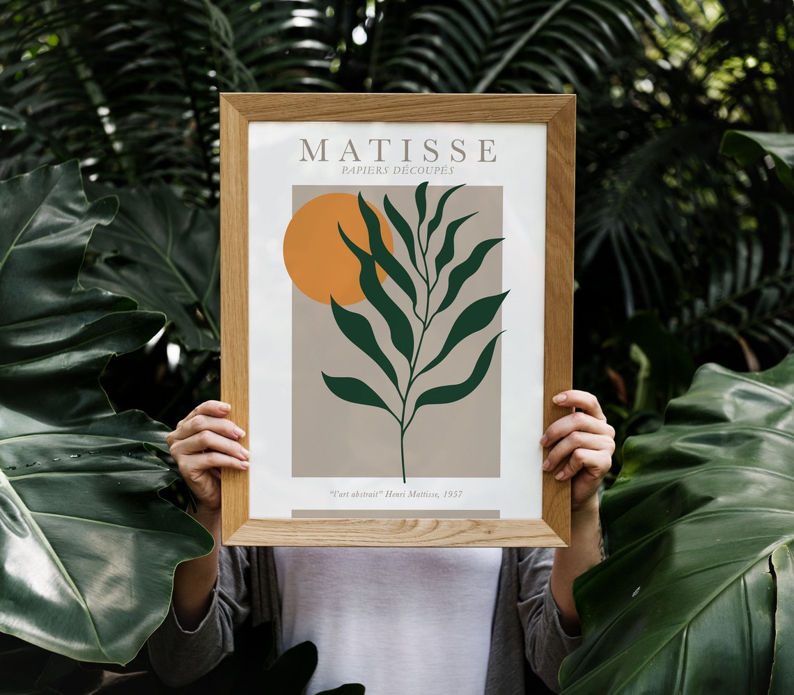 Henri Matisse Papiers Decoupes Sun and Leaf Abstract Art Poster - Image 7