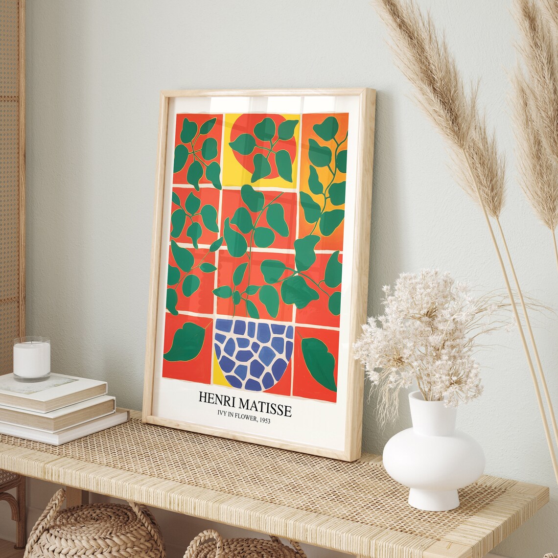 Henri Matisse Ivy In Flower 1953 Cut Out Botanical Art Poster - Image 2