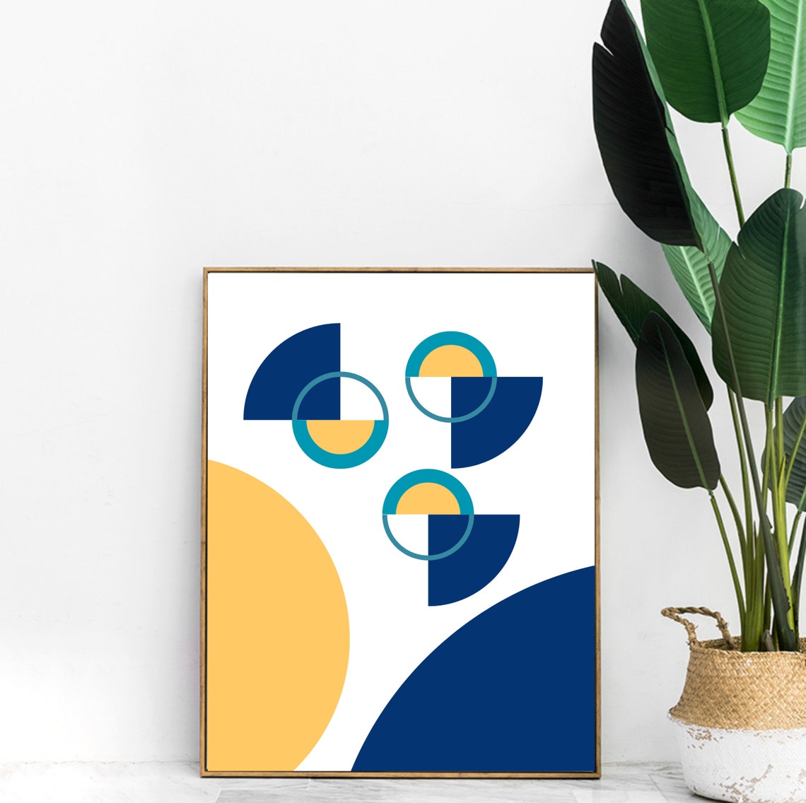 Geometric Abstract Minimalist Art Print - Image 3