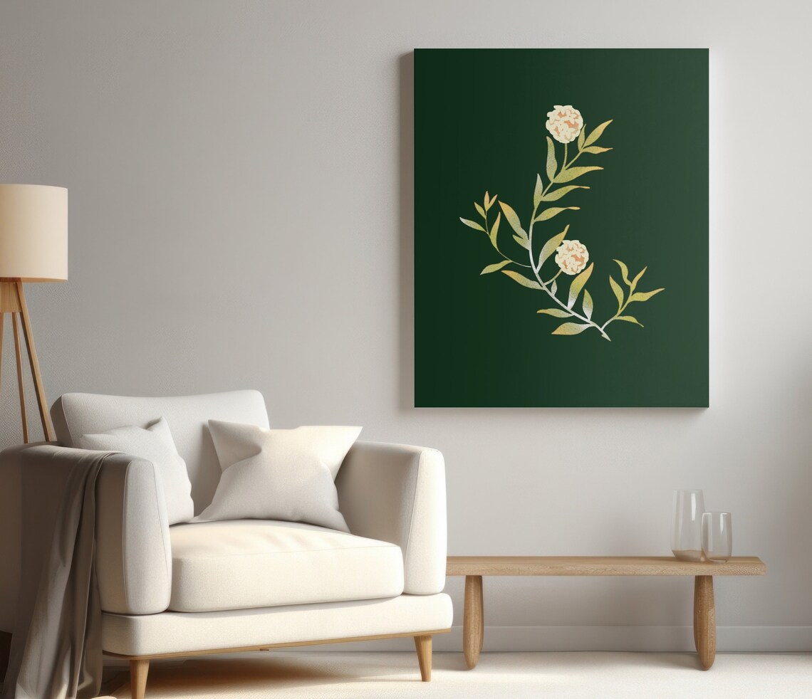 Botanical Wall Art Print, Floral Wall Decor