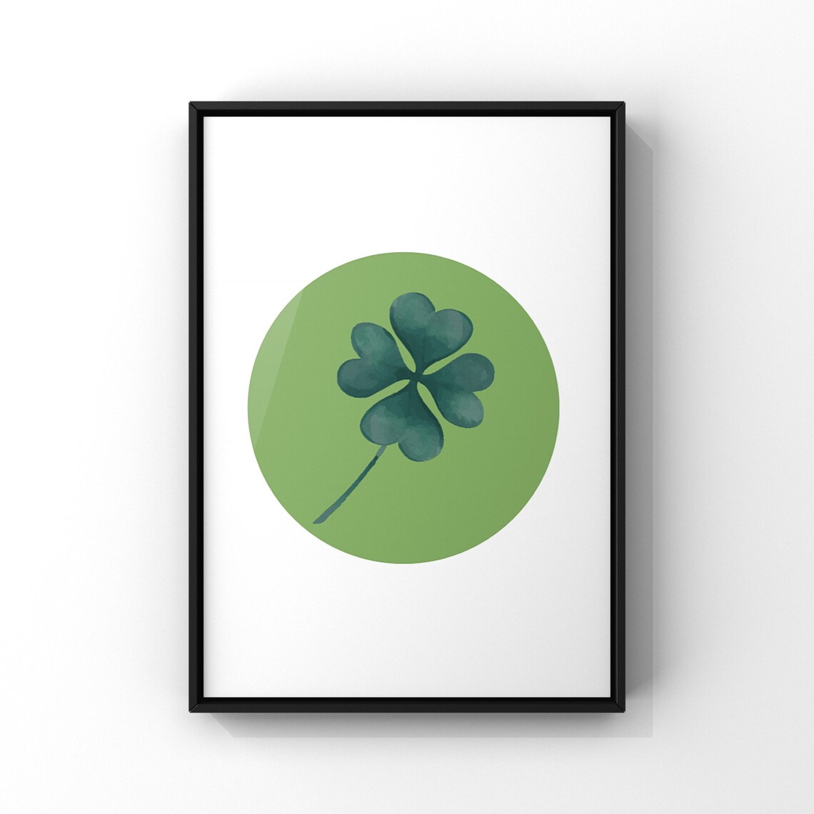Shamrock Art Print, St Patricks Wall Decor