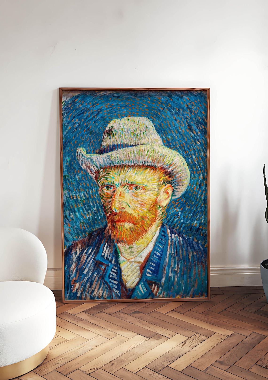 Van Gogh Self Portrait With Grey Felt Hat - Image 5