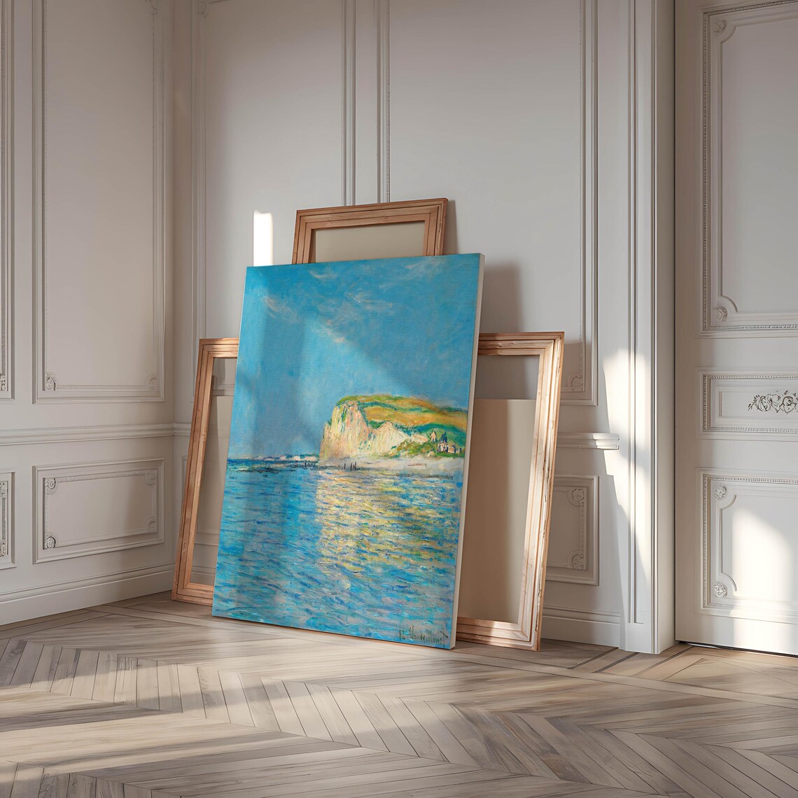Claude Monet Impressionist Coastal Landscape Poster - Image 2