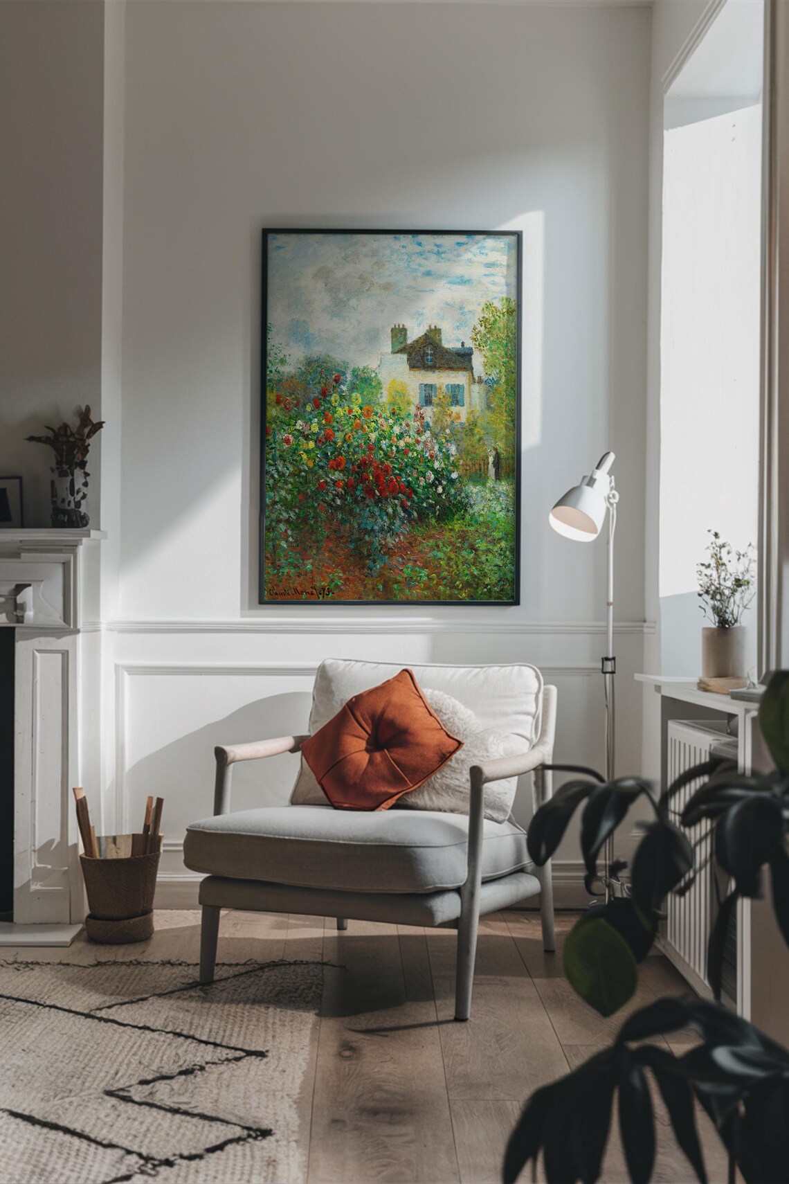 Garden At Argenteuil - Monet Impressionist Print - Image 3