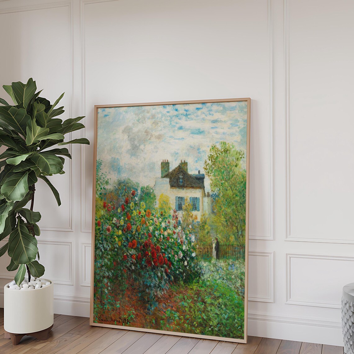 Garden At Argenteuil - Monet Impressionist Print - Image 5