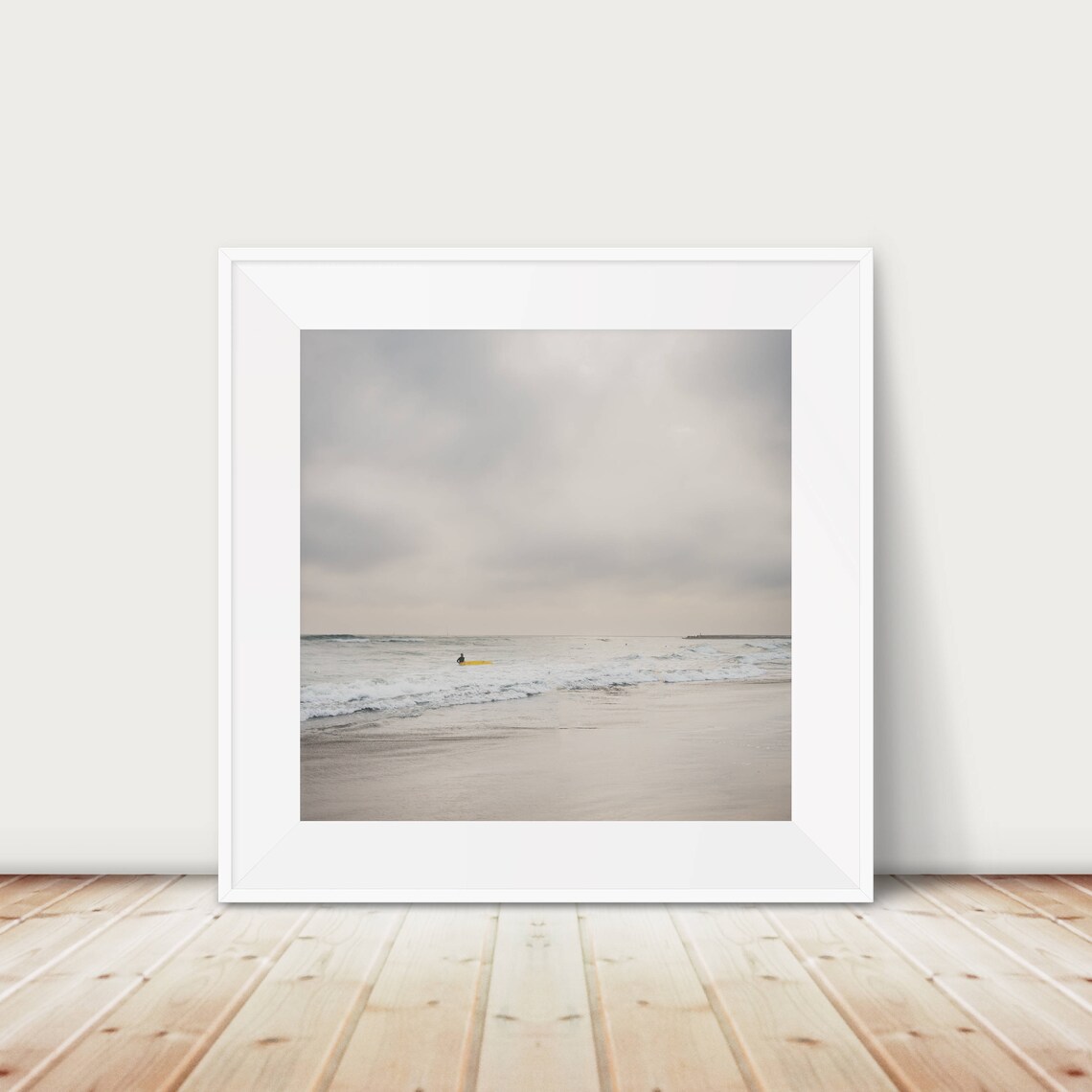 Photograph Surfing Print Beach Pacific Ocean Oceanside Minimalist Decor