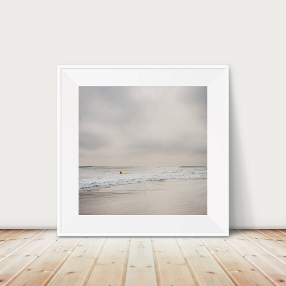 Photograph Surfing Print Beach Pacific Ocean Oceanside Minimalist Decor