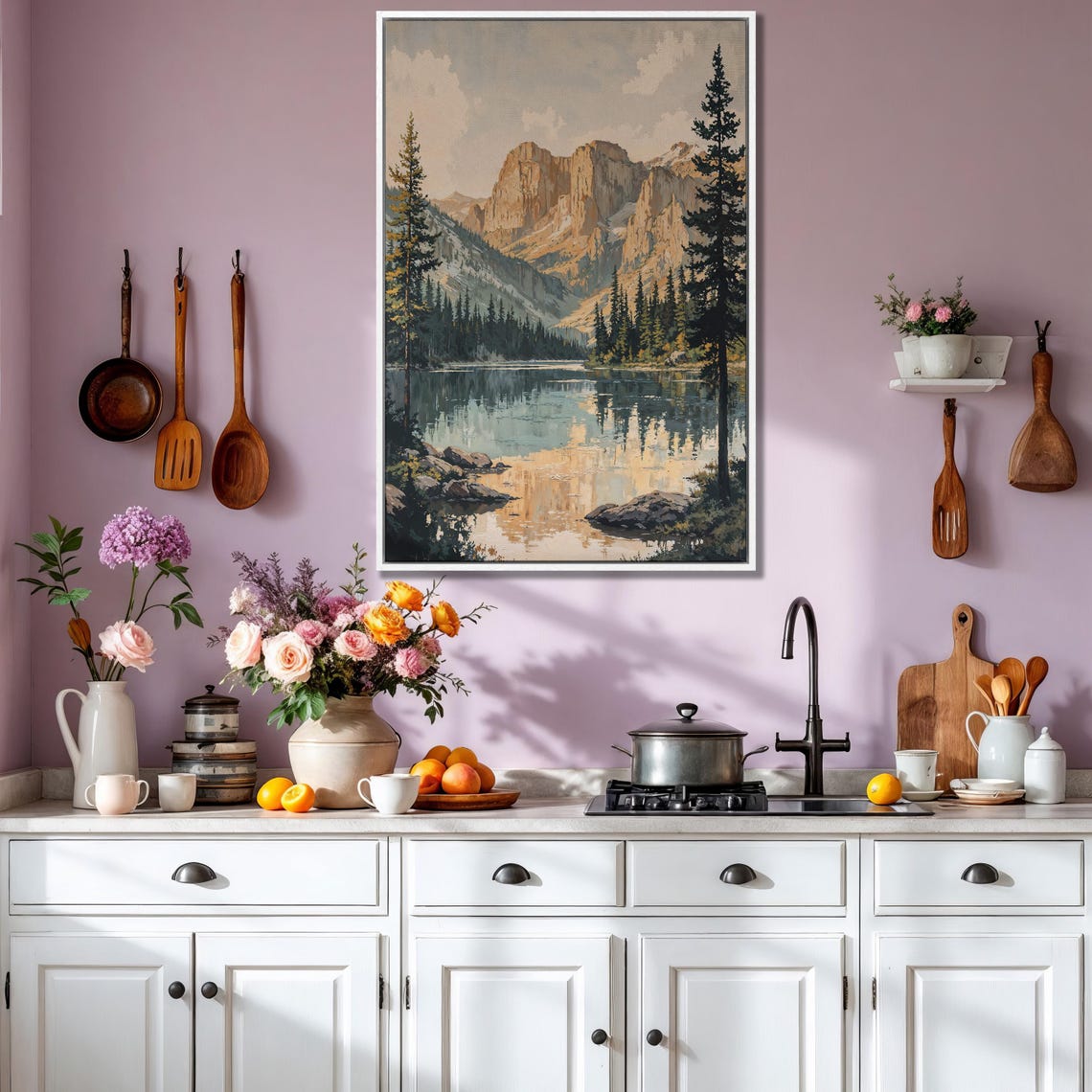 Alpine Lake Reflection Beneath Majestic Rocky Mountain Peaks Poster - Image 3