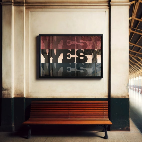 West Typography Poster Rustic Western Wall Art Southwestern Vintage Cowboy Print Retro Decor