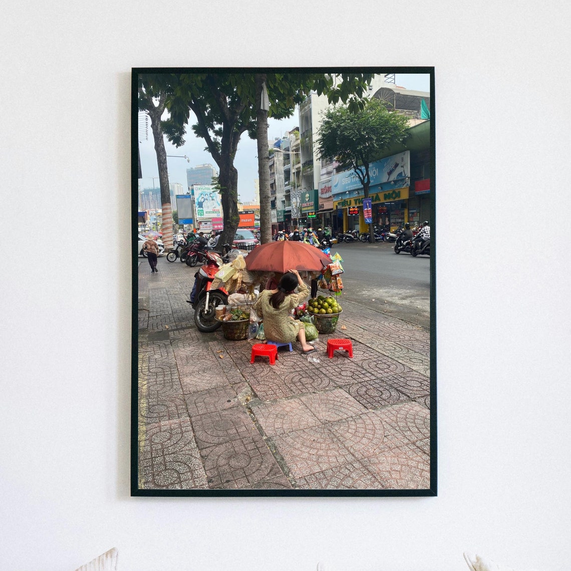 Vietnam Street Food Fine Art Photography Urban Life Wall Art Southeast Asian Culture Print For Home Decor Instant
