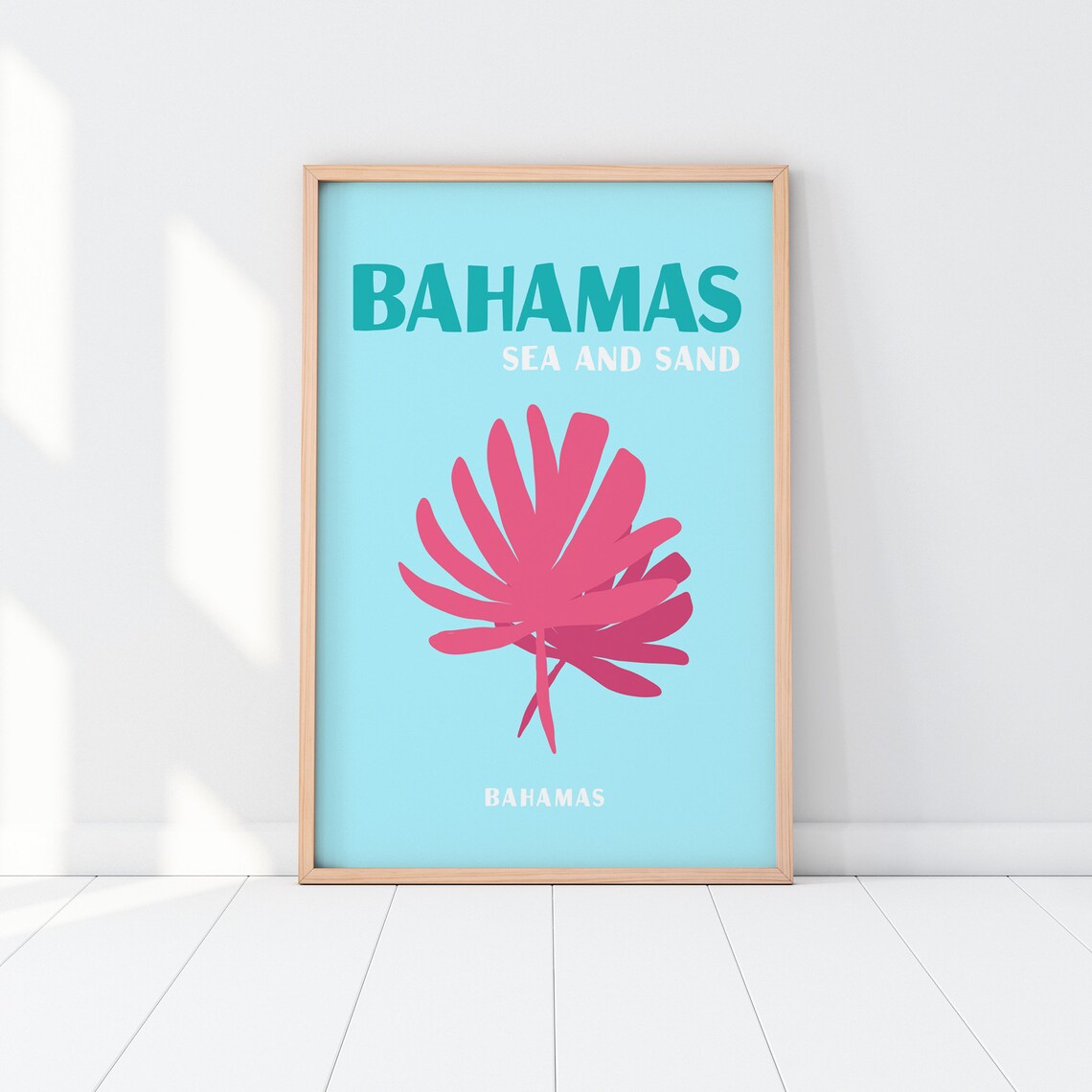 Bahamas Poster, Tropical Ocean Summer Wall Art - Image 3