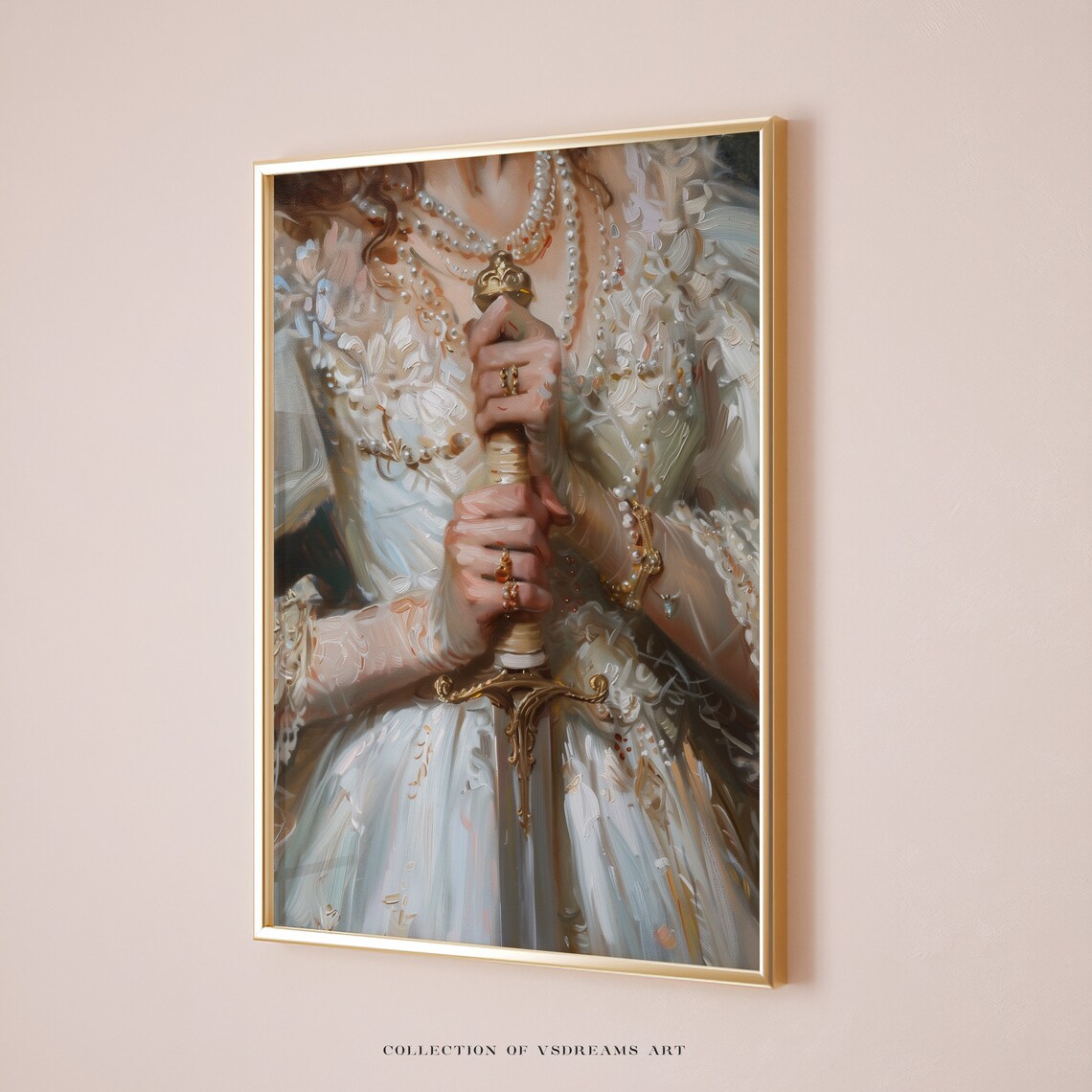 Elegant Victorian Sword Art Print, Moody Victorian Decor - Image 4