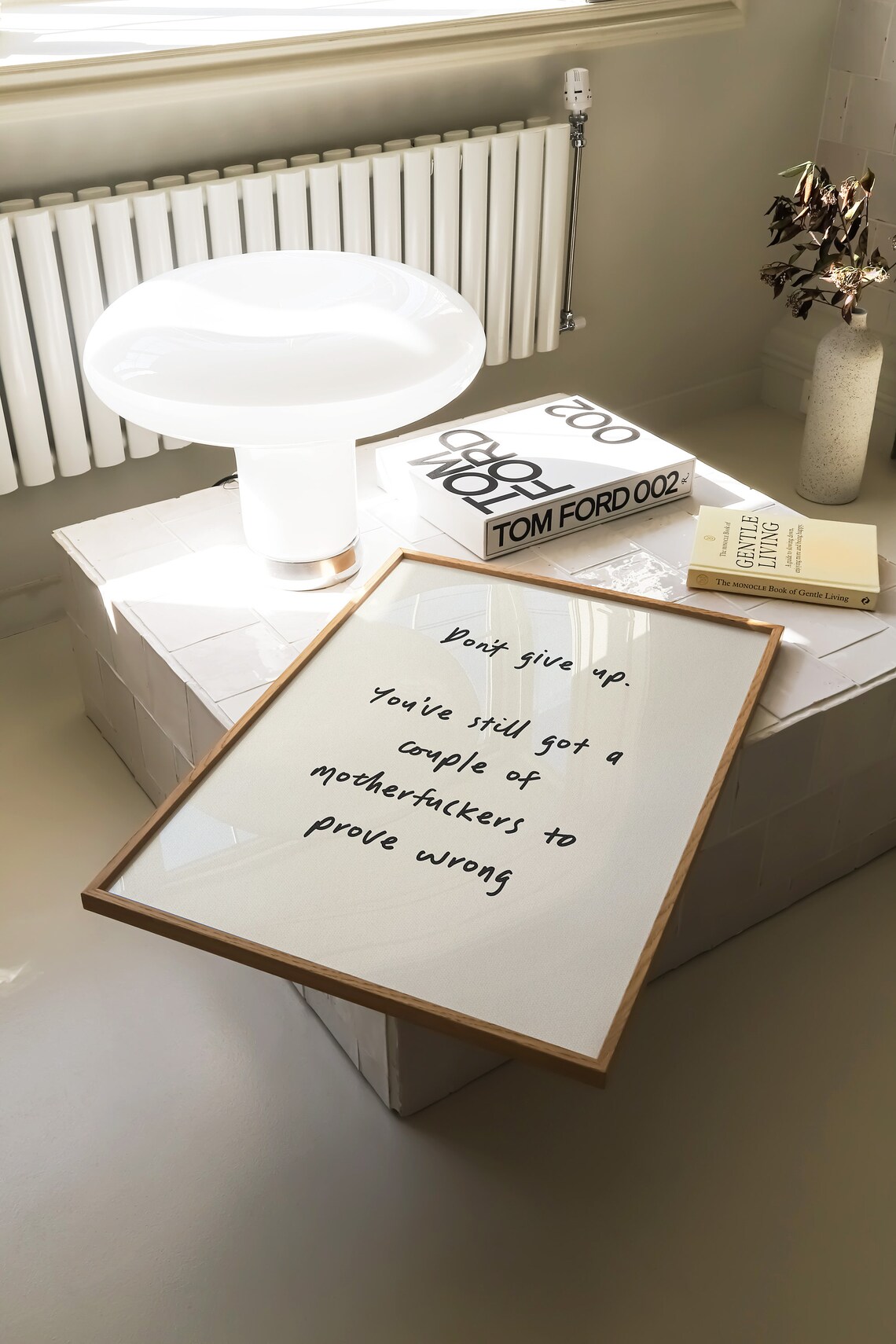 Don't Give Up Motivational Wall Art Print - Image 2