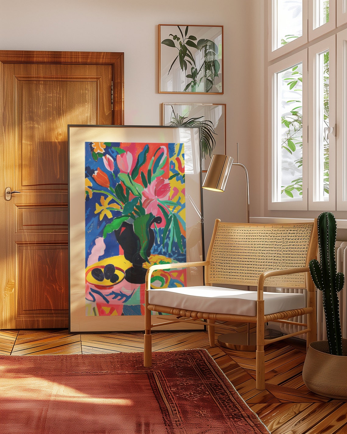 Matisse Print Vase Poster Mid Century Wall Art Exhibition Decor Landscape Art Inspired By Matisse - Image 3
