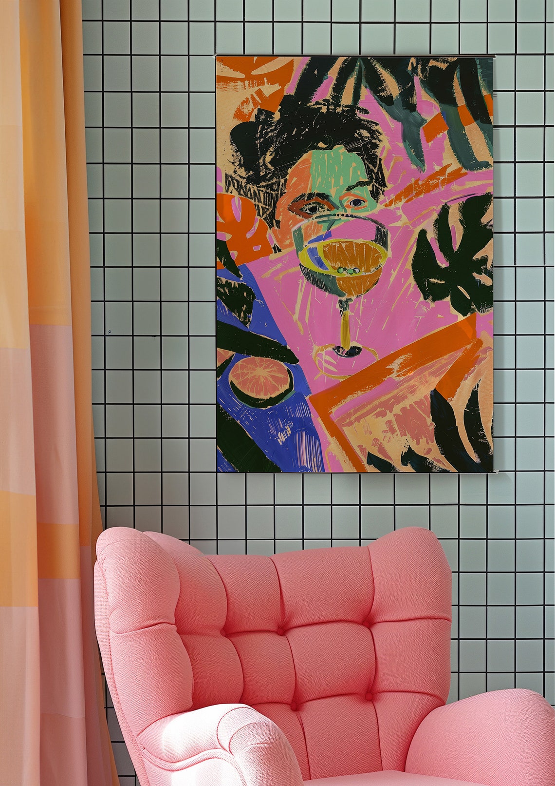 Matisse Painting Colorful Abstract Portrait Art Print Vibrant Pop Art Illustration Modern Wall Decor - Image 6