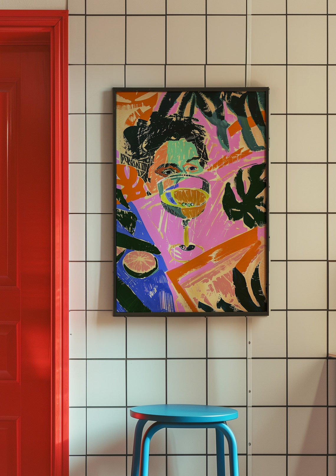 Matisse Painting Colorful Abstract Portrait Art Print Vibrant Pop Art Illustration Modern Wall Decor - Image 5