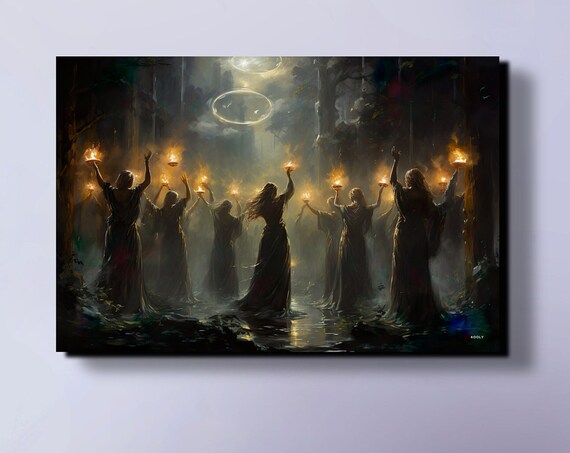Witch Wood Ritual Art Print