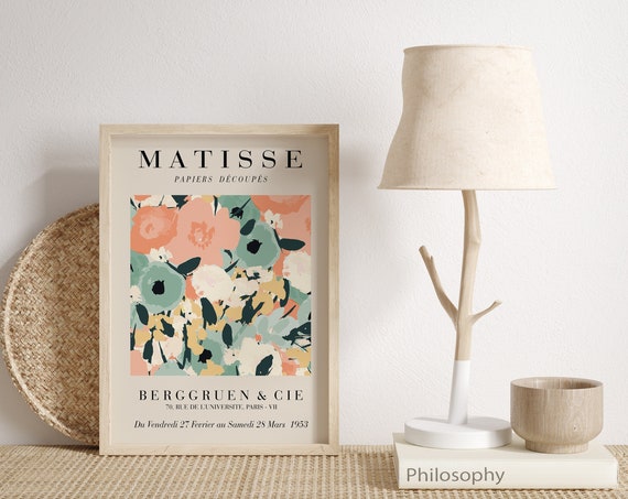 Matisse Print Beggruen Cie Botanical Art Print Spring Flowers Print Spring Floral Art Print Wildflowers Print Colorful Art Print