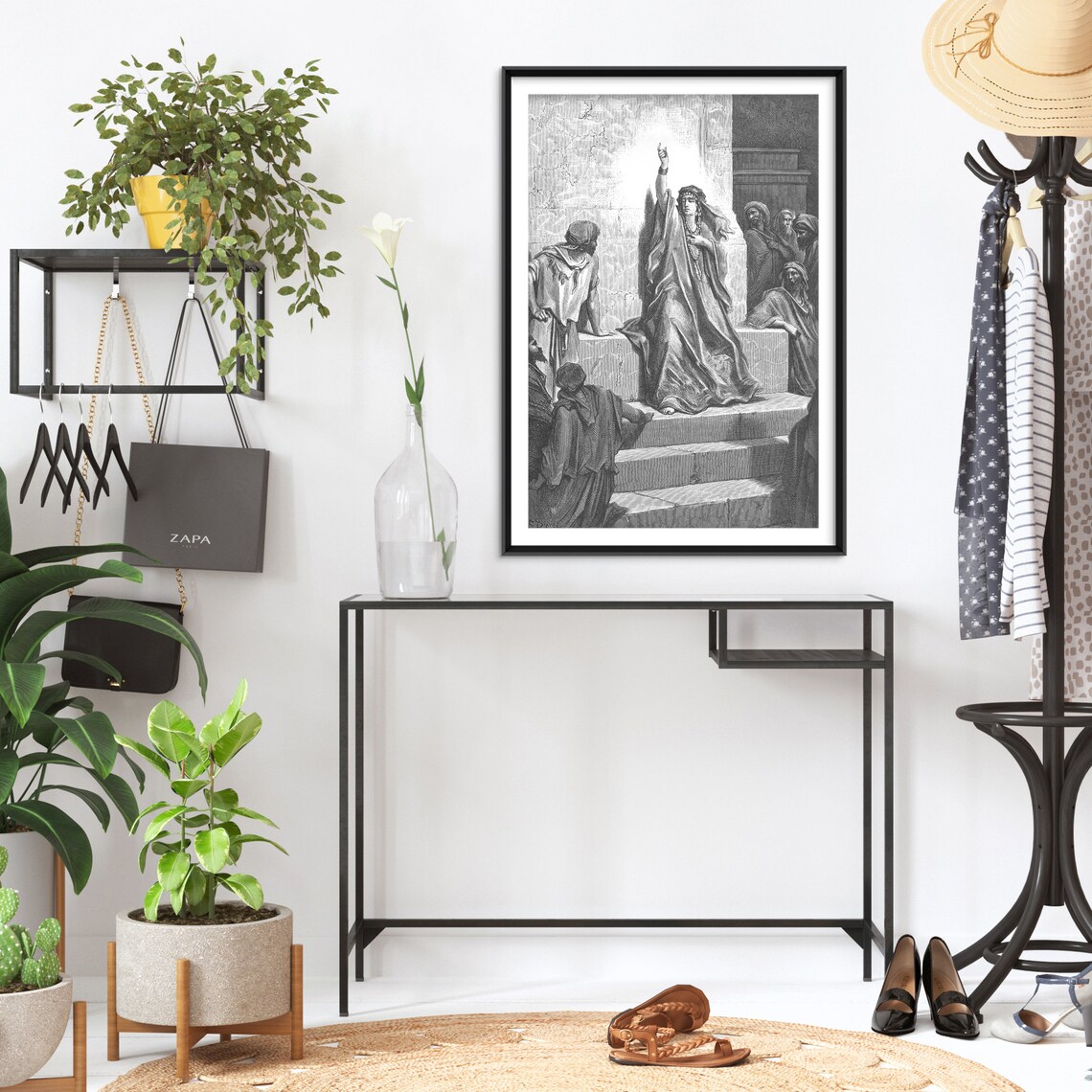 Gustave Dore Deborah Praises Jael Classic Art Print - Image 3
