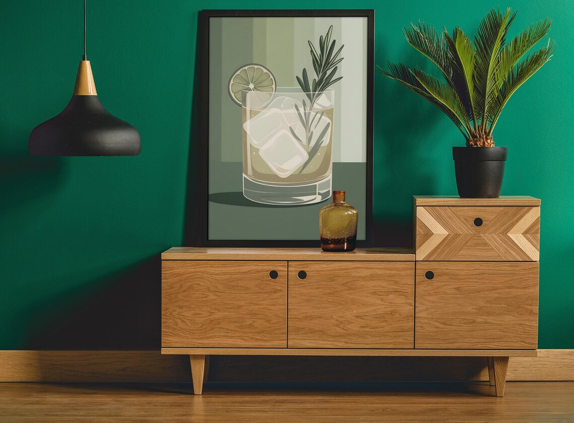 Art Deco Whiskey Glass Poster, Luxurious Decor - Image 4