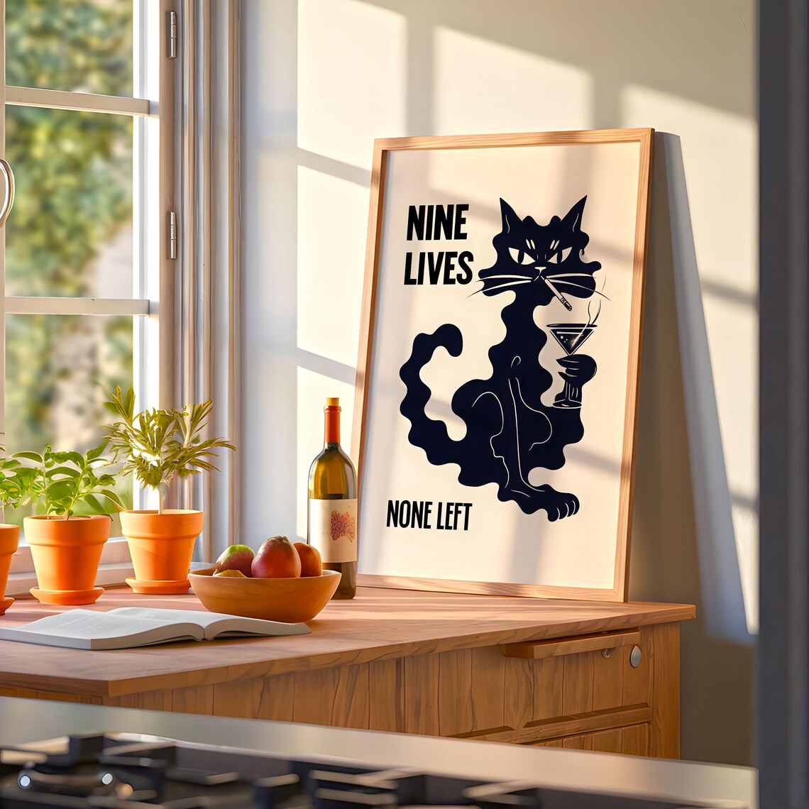 Nine Lives Cat, Unique Design For Pet Lovers - Image 5