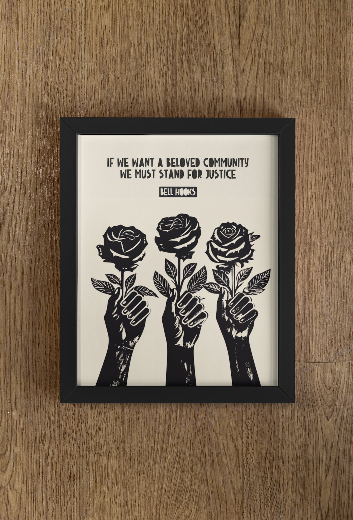 Beloved Community, Bell Hooks Social Justice Print