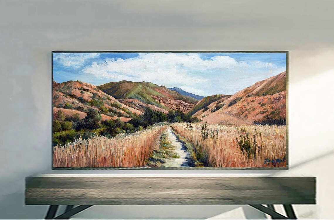 Panoramic Landscape Art Print, Gallery Wrap