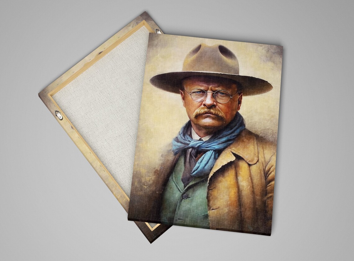 Theodore Roosevelt Portrait Art Print, Presidential - Image 4