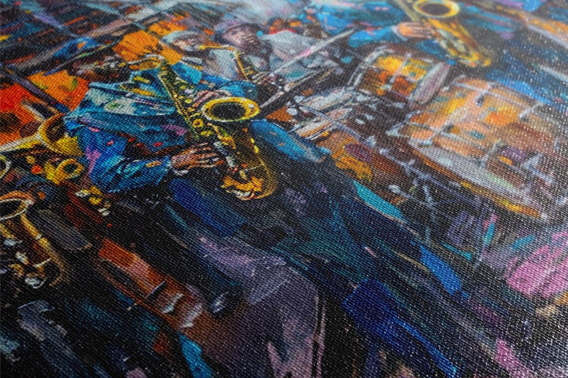 Nola Swing New Orleans Jazz Band, Music Art Print - Image 2