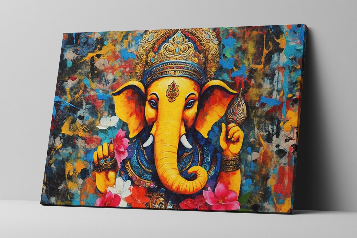 Ganesha Hindu God Art Print, Wisdom And Strength - Image 4