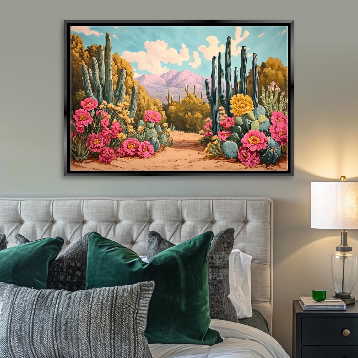 Mexican Desert Cacti Botanical Art Print, Desert Flora - Image 4