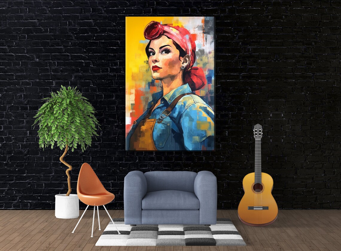 We Can Do It Rosie The Riveter Art Print, Women's Empowerment - Image 3