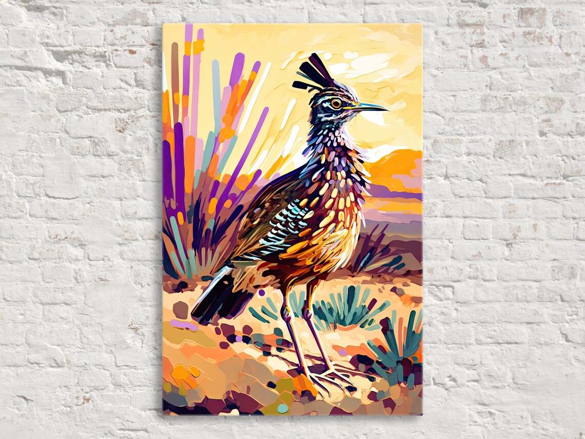 Desert Roadrunner Southwest Wildlife Art Print