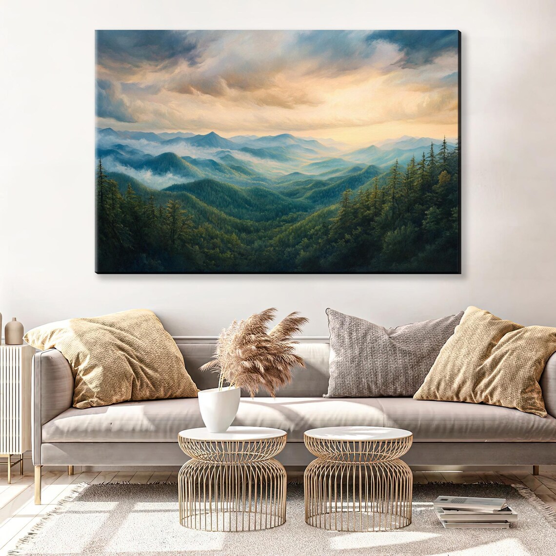 Smoky Mountain National Park Art Print, Nature Scene - Image 3