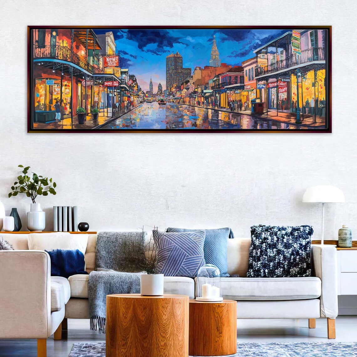 New Orleans Sunset, Bourbon Street Poster Print - Image 3