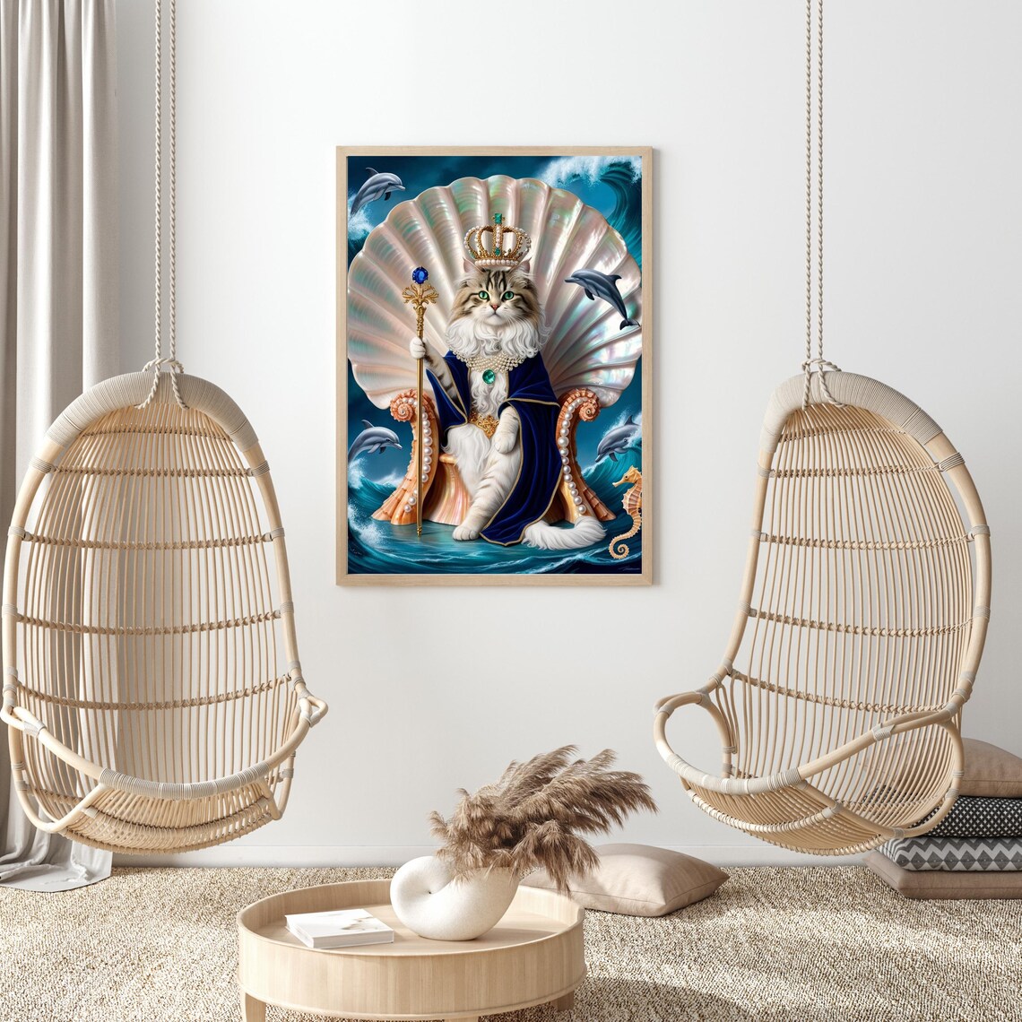 Regal Ocean Cat, King of the Sea Poster - Image 3
