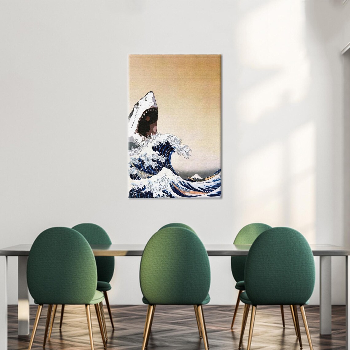 Japanese Wave Poster, Modern Wall Art Print