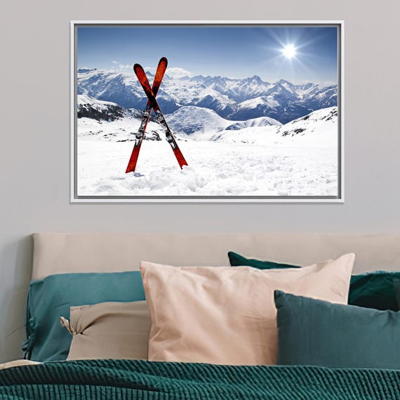 Ski Mountain Landscape - Travel Poster