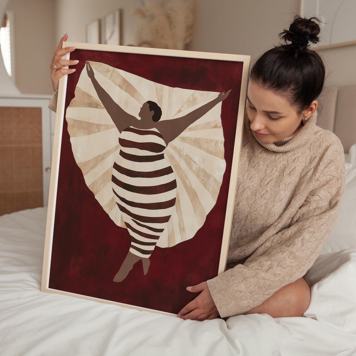 Curvy Woman Illustration, Body Positive Poster - Image 6