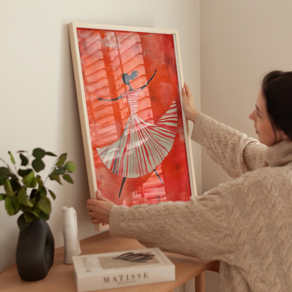 Abstract Dancer, Minimalist Movement Art Print - Image 2