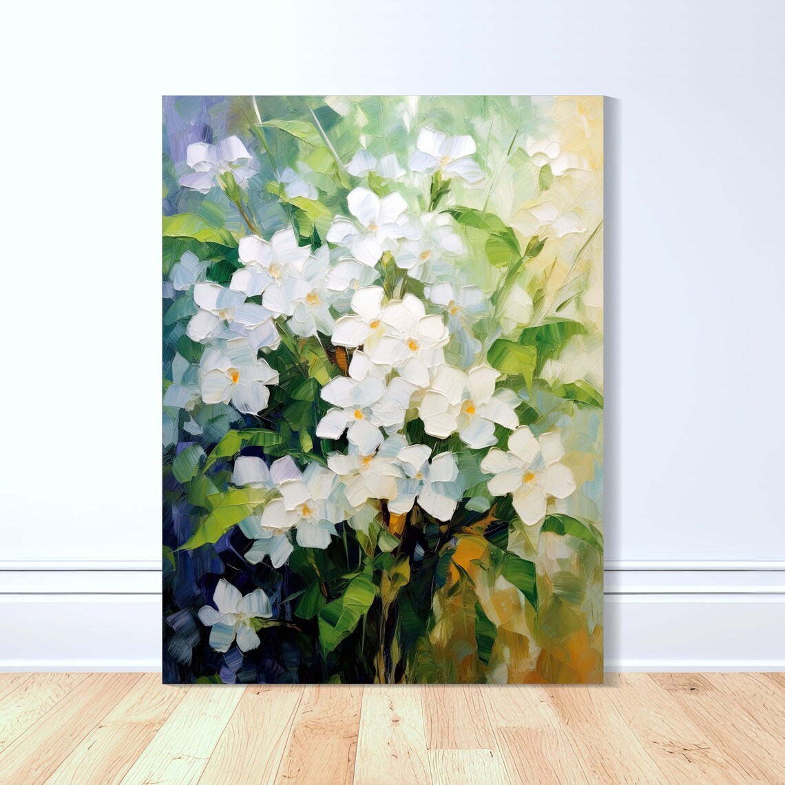 Sampaguita Symphony, Philippines Oil Painting Art Print