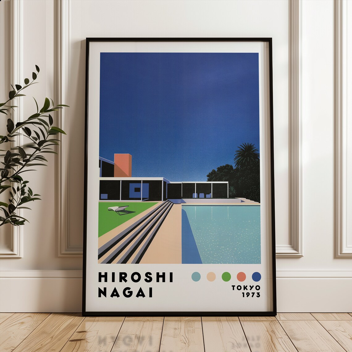 Hiroshi Nagai Vaporwave Japanese Poster Art Print