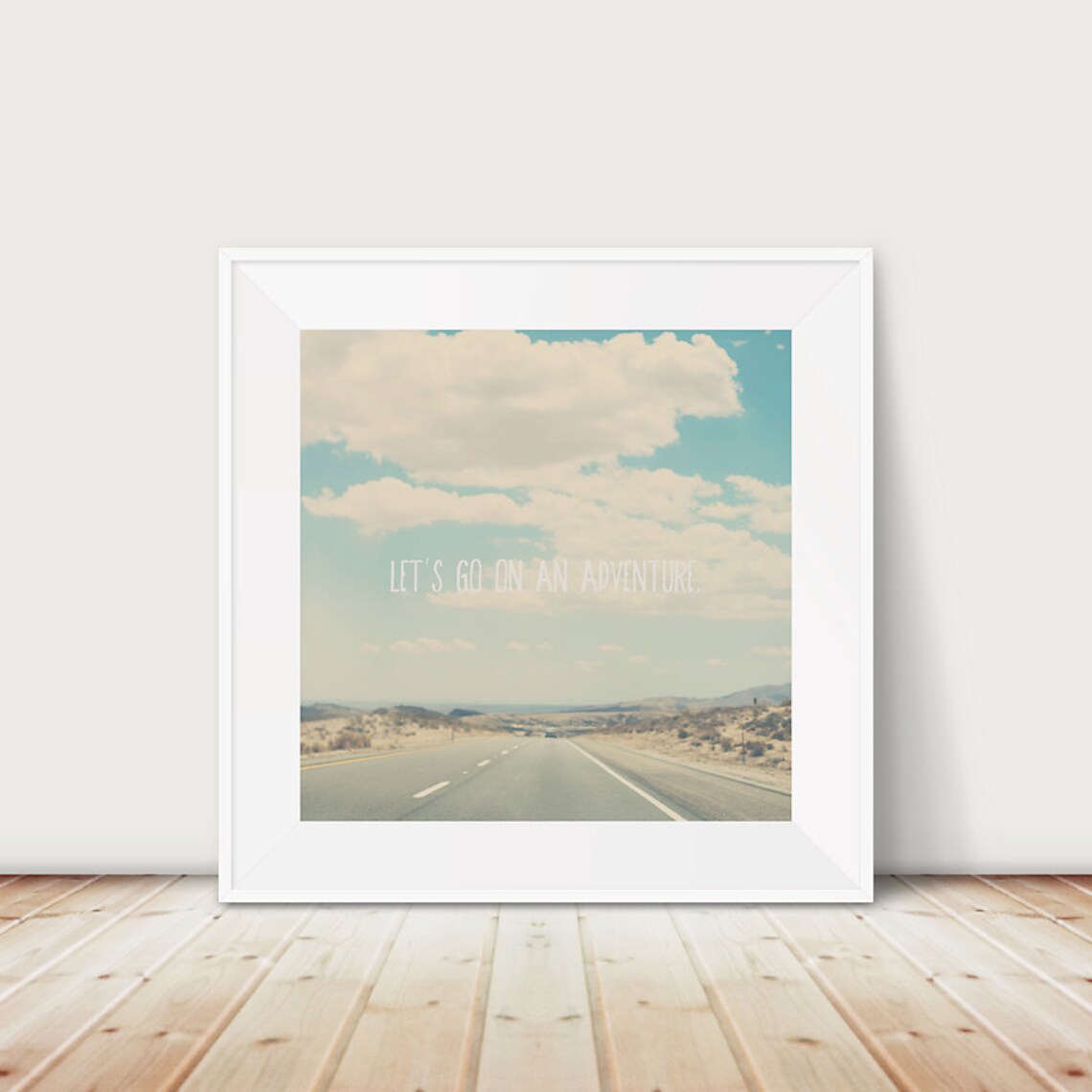Adventure Inspirational Travel Photograph, Retro Decor
