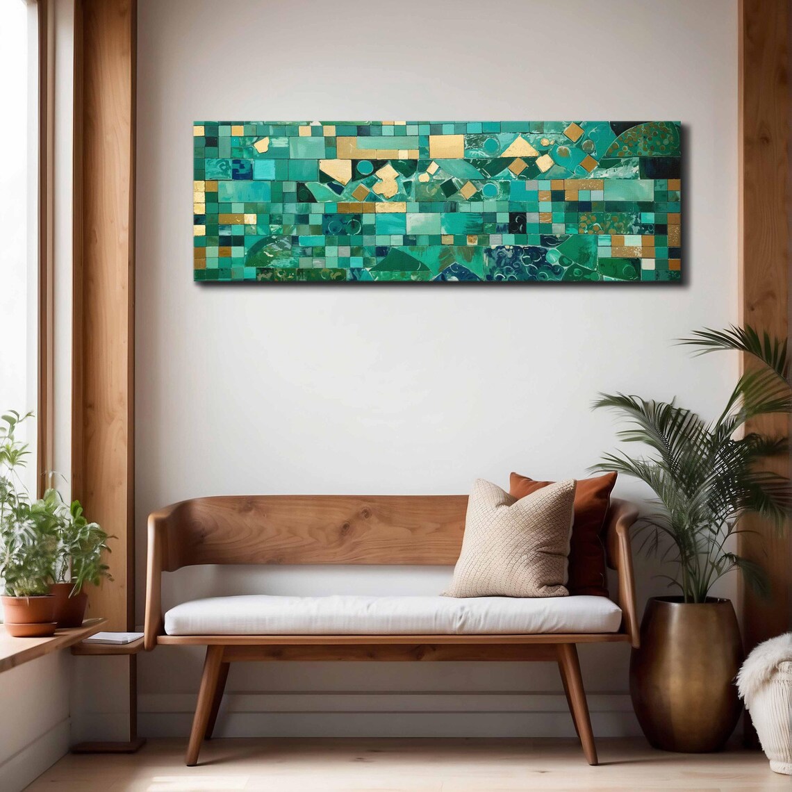 Mid-Century Cubist Modern Art Print, Boho Decor - Image 4