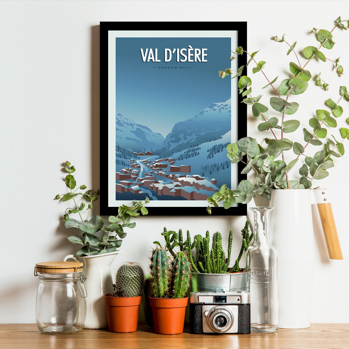 Val Disre Travel Poster, Alps Landscape Poster - Image 3