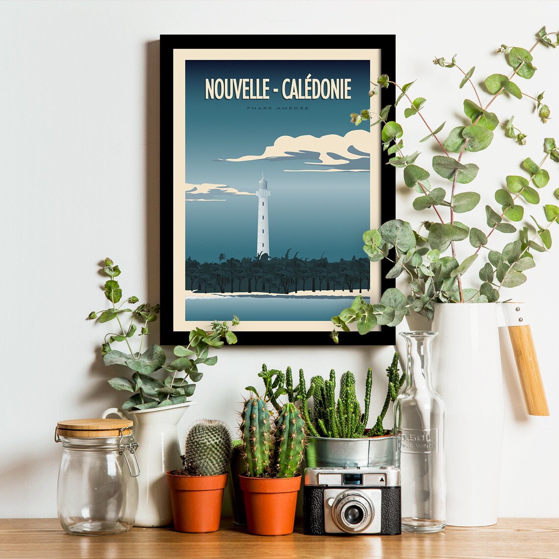 New Caledonia Vintage Travel Poster, Paradise Islands - Image 3