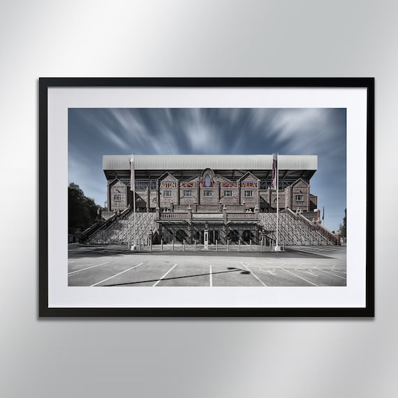 Villa Park Stadium Signed Print, Cityscape Art Print
